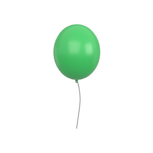 Balloons v1 001 Low-poly 3D model