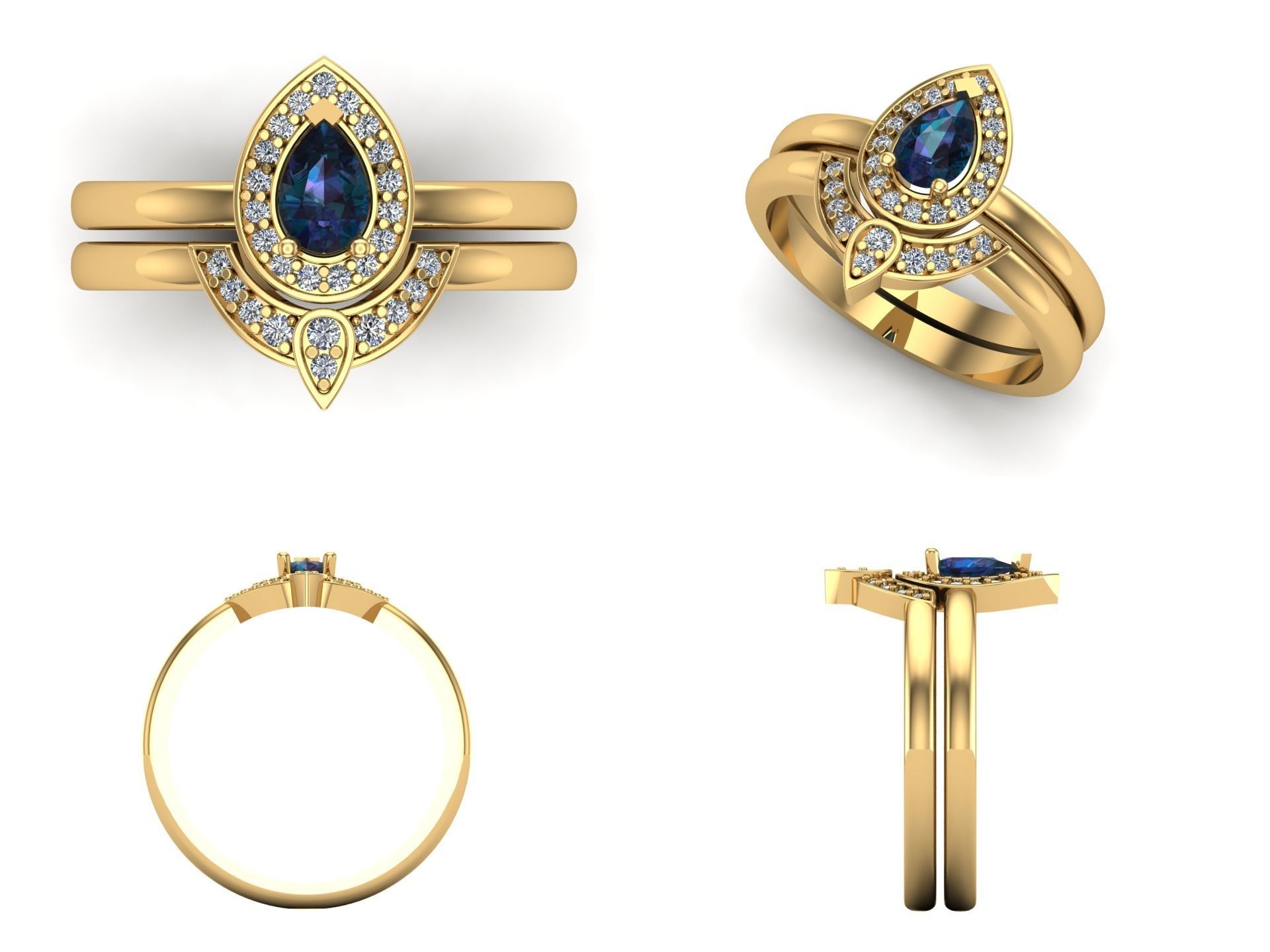 Ring sph16 3D print model_4