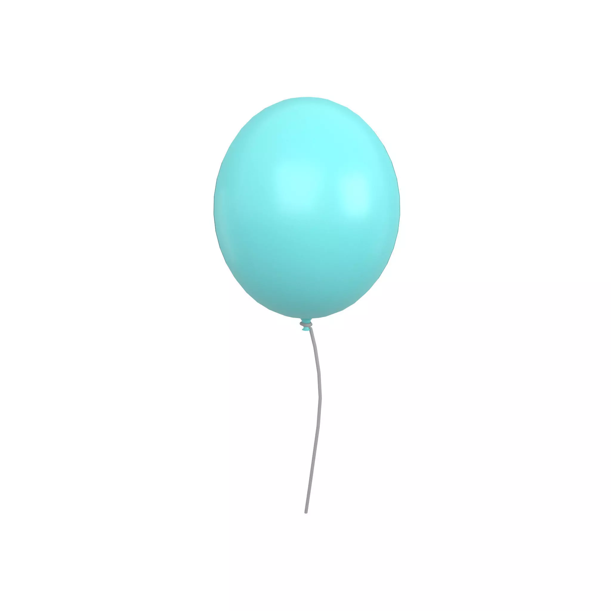 Balloons v1 007 Low-poly 3D model