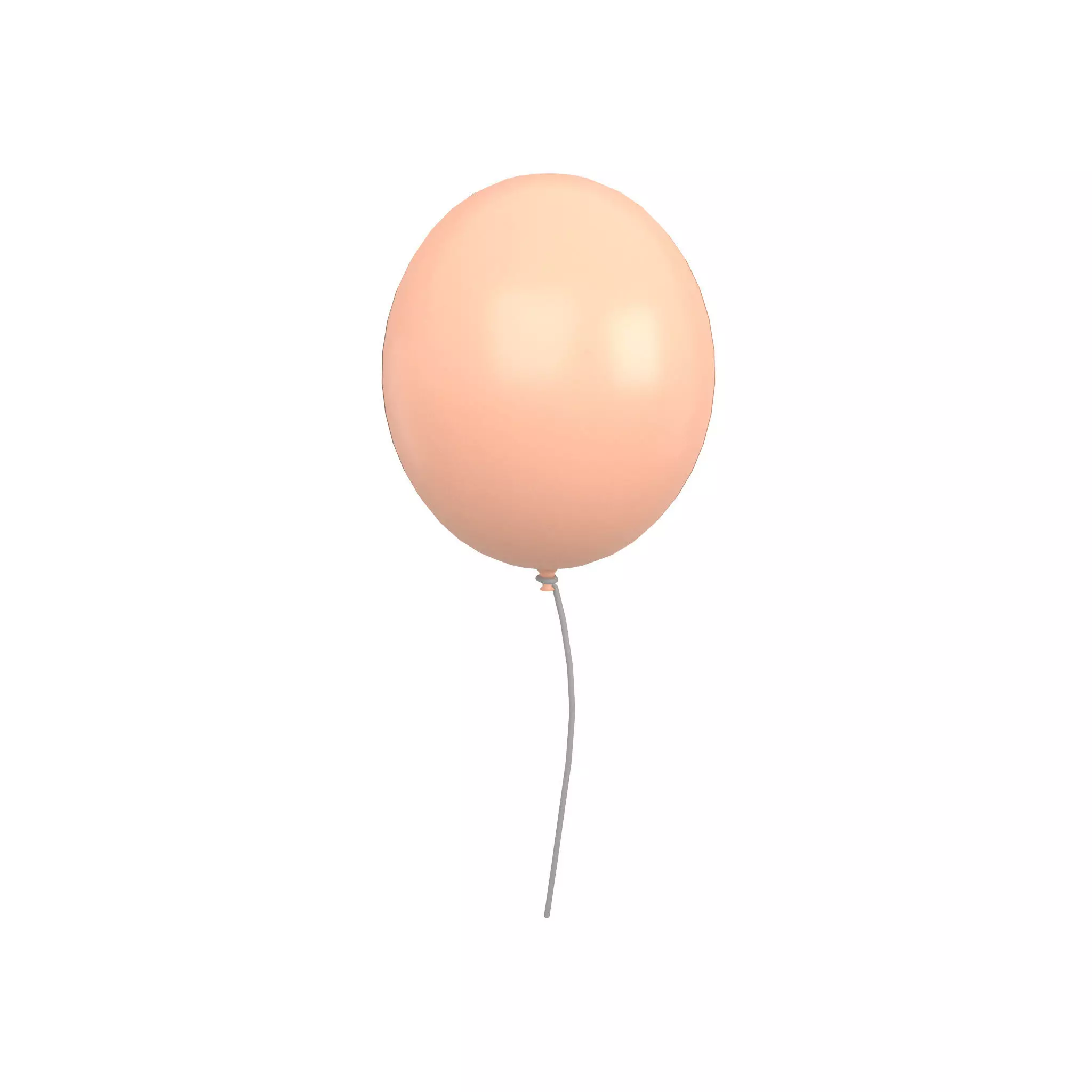 Balloons v1 008 Low-poly 3D model_0