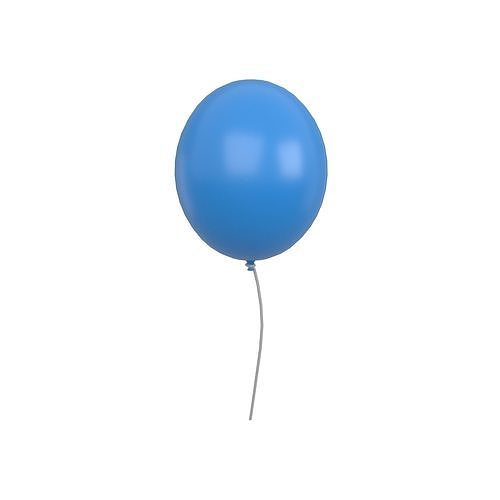 Balloons v1 009 Low-poly 3D model