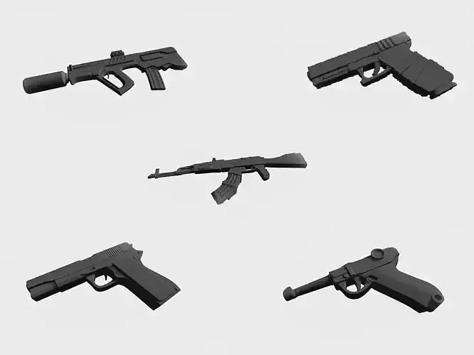 Guns of our time 3D print model