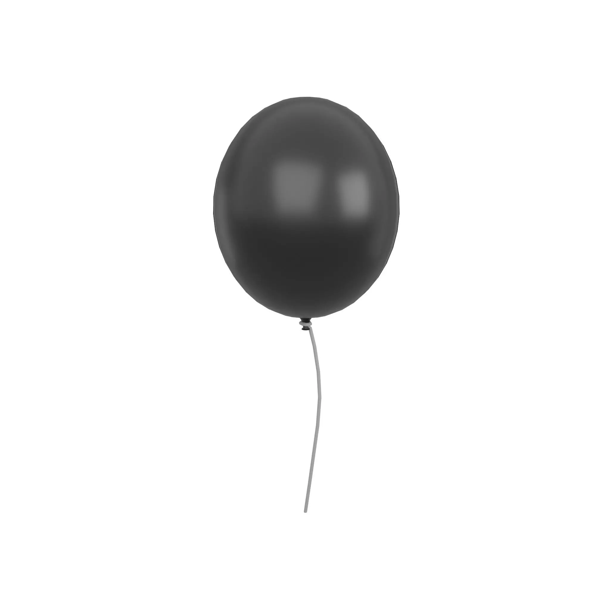 Balloons v1 010 Low-poly 3D model