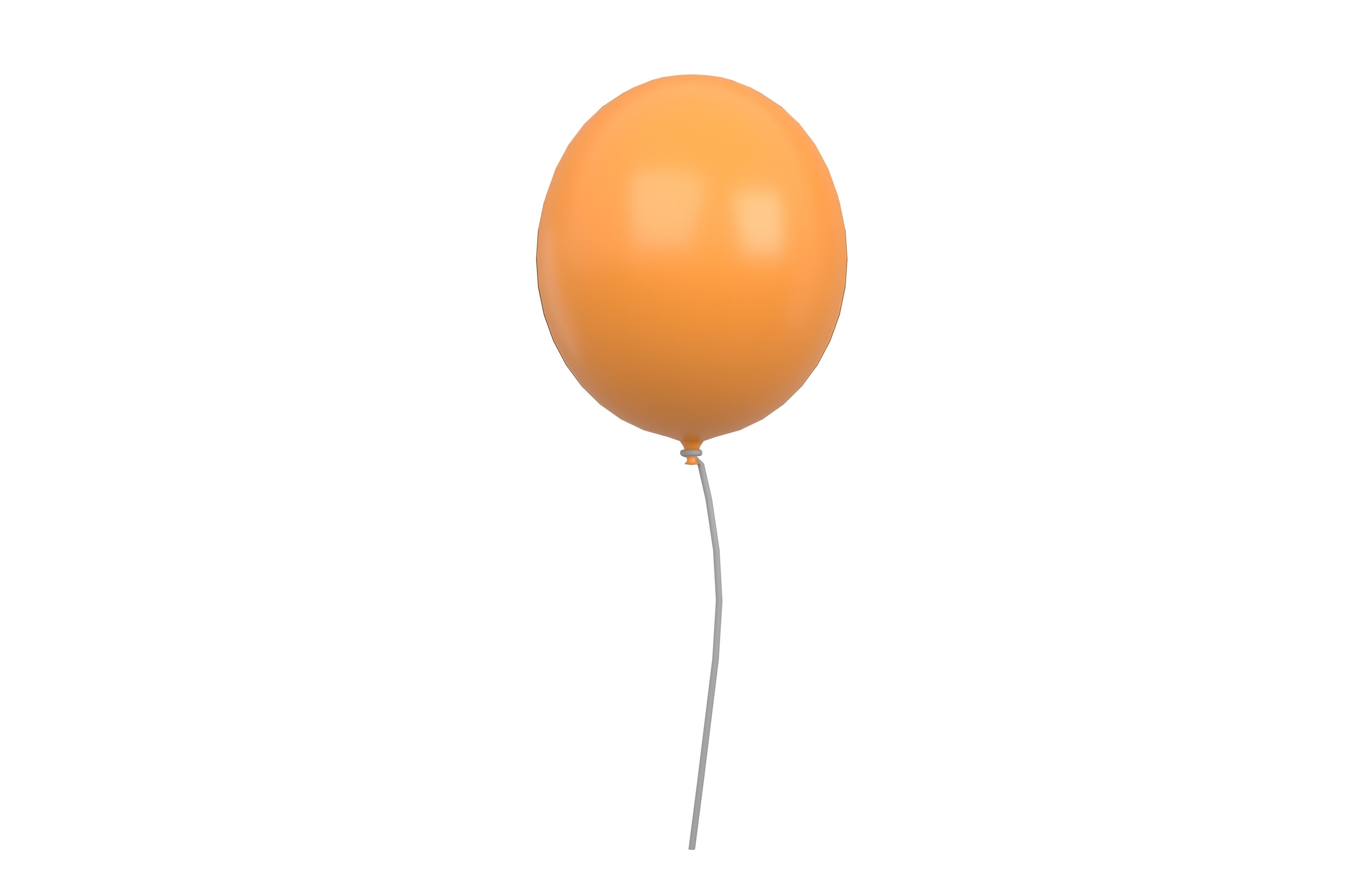 Balloons v1 011 Low-poly 3D model_1