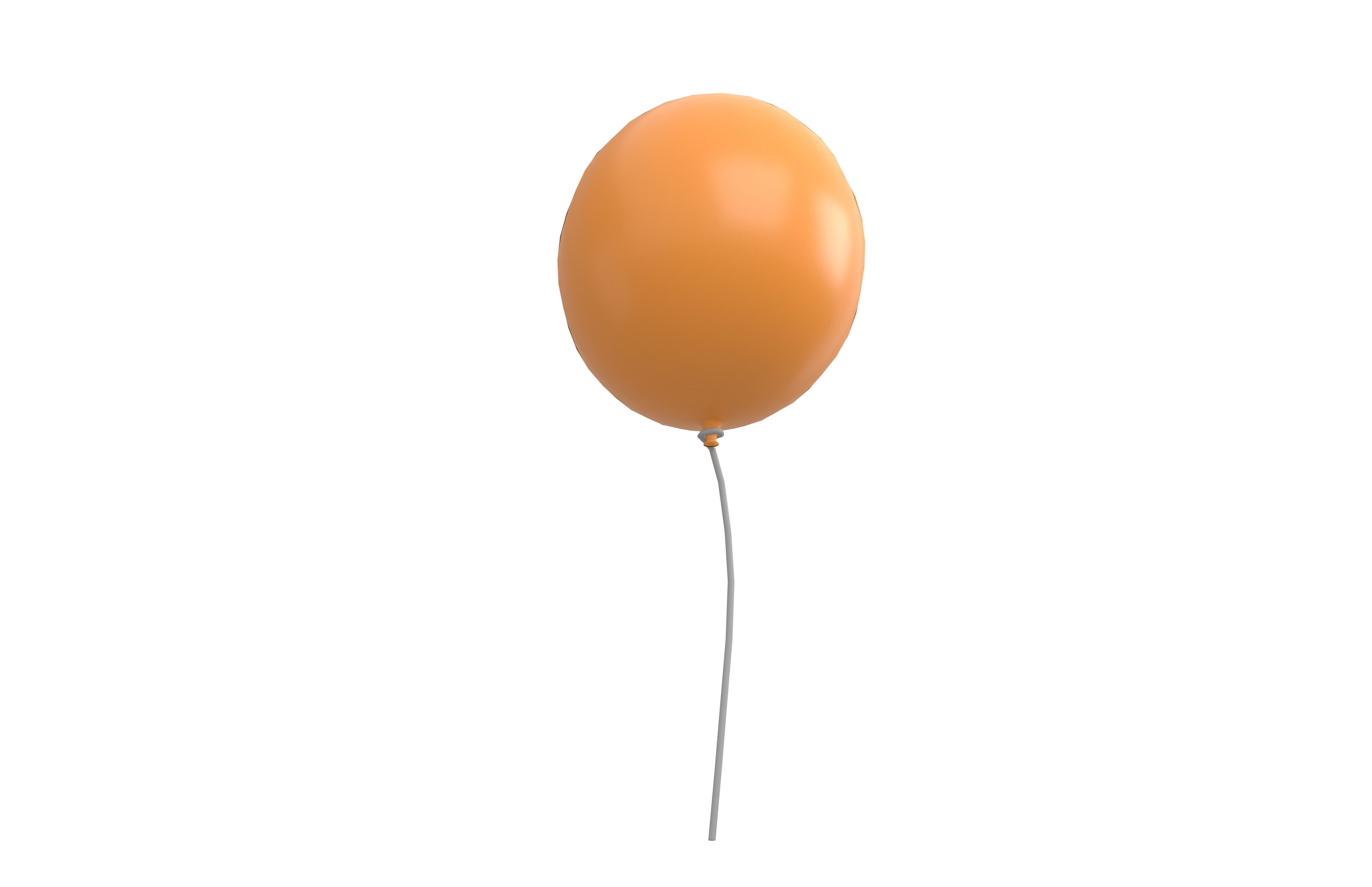 Balloons v1 011 Low-poly 3D model_3