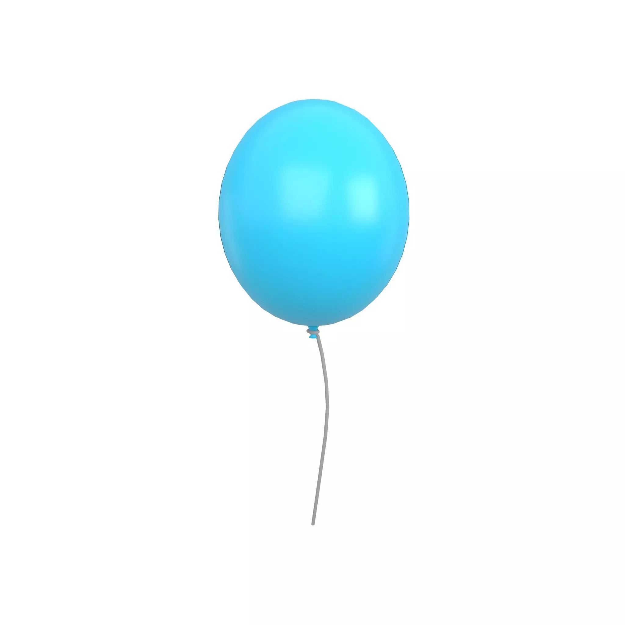 Balloons v1 013 Low-poly 3D model