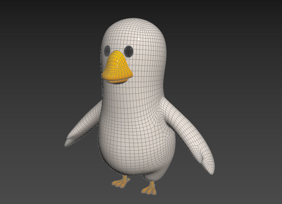 Character067 Goose 3D model_13