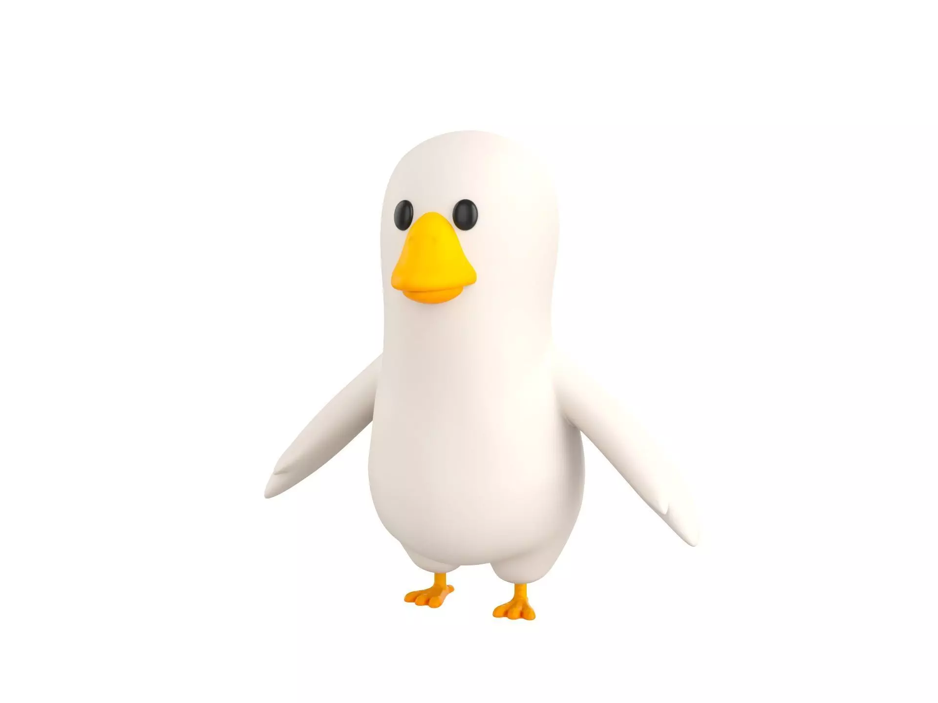 Character067 Goose 3D model_0