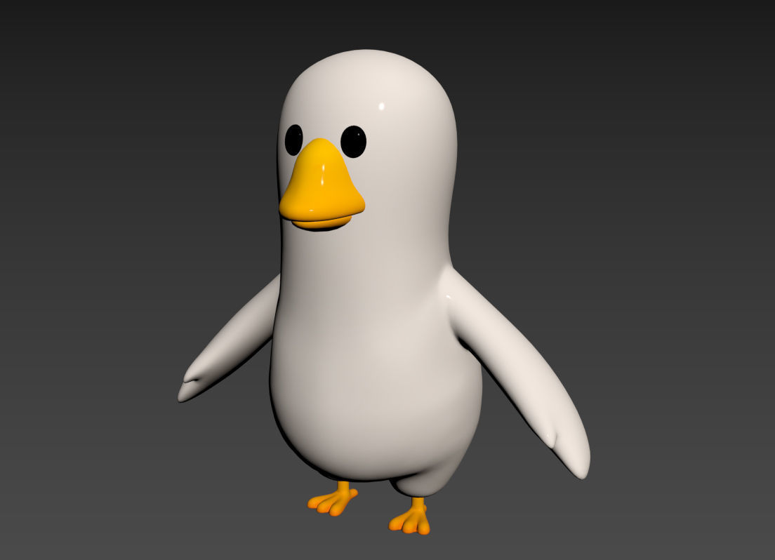 Character067 Goose 3D model_11
