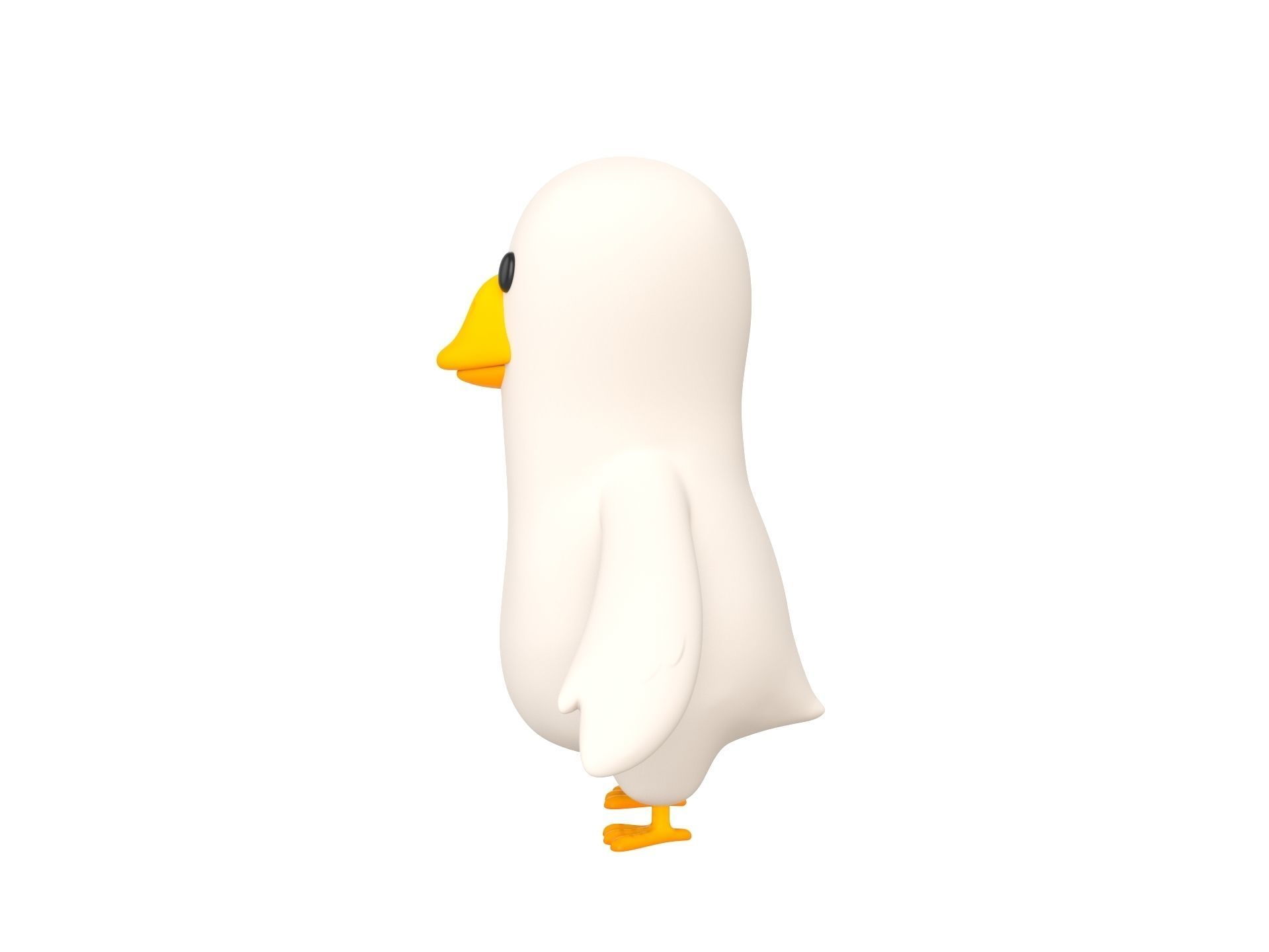 Character067 Goose 3D model_7