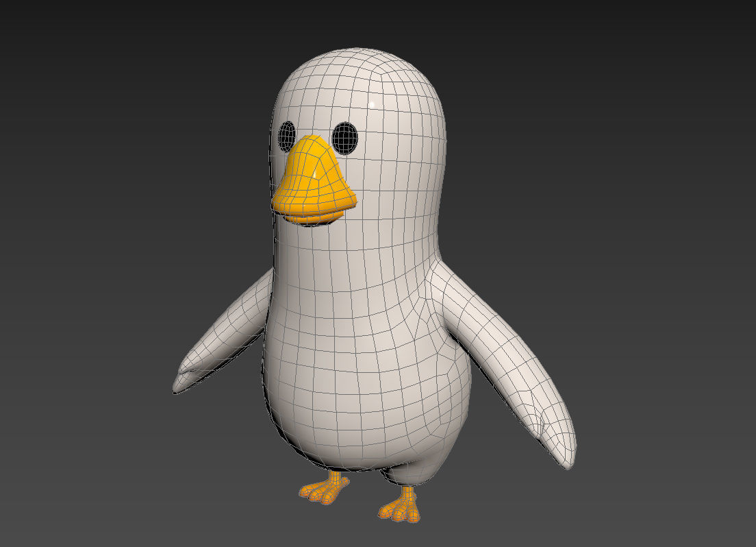 Character067 Goose 3D model_12
