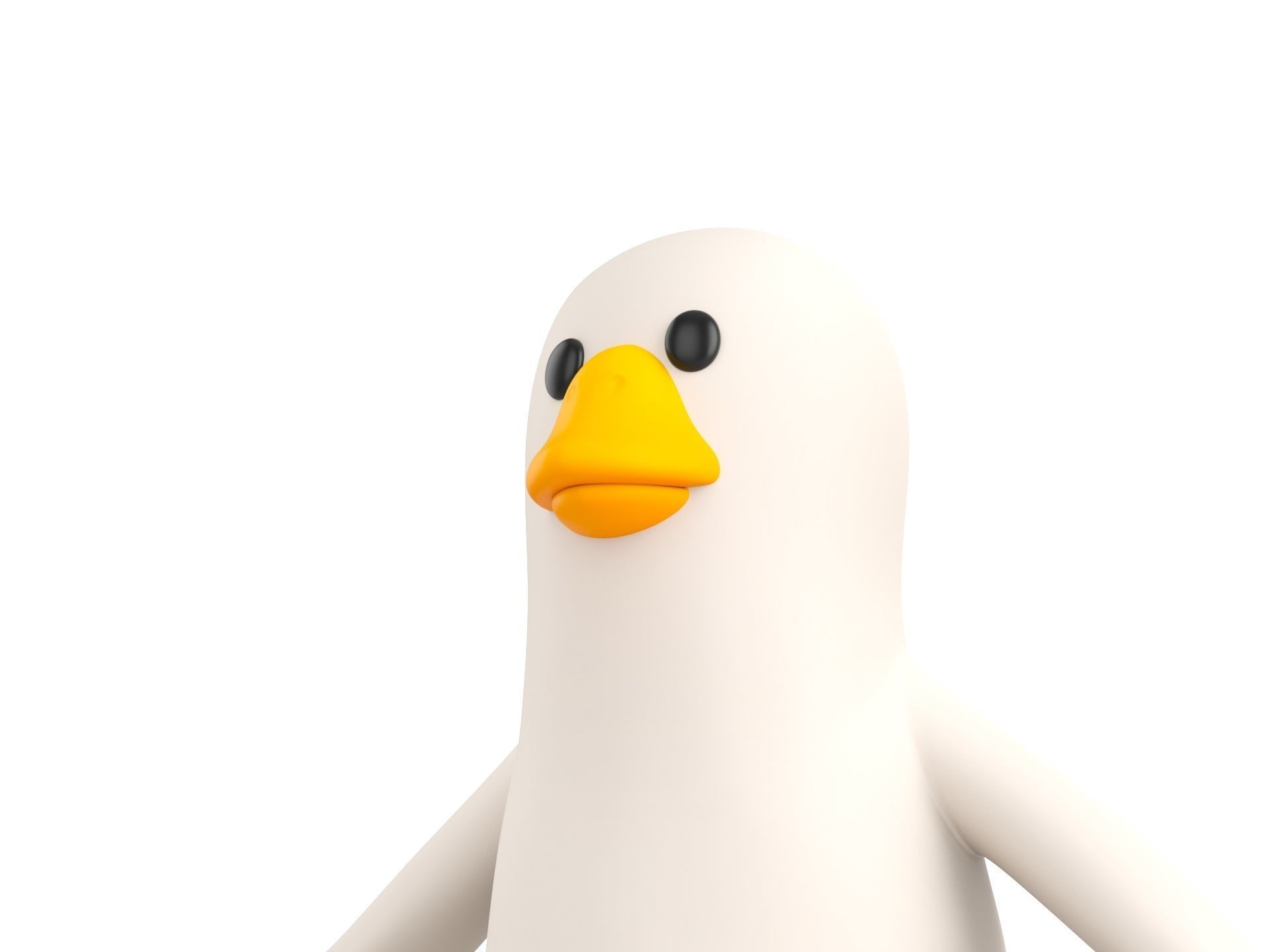 Character067 Goose 3D model_8