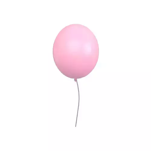 Balloons v1 015 Low-poly 3D model