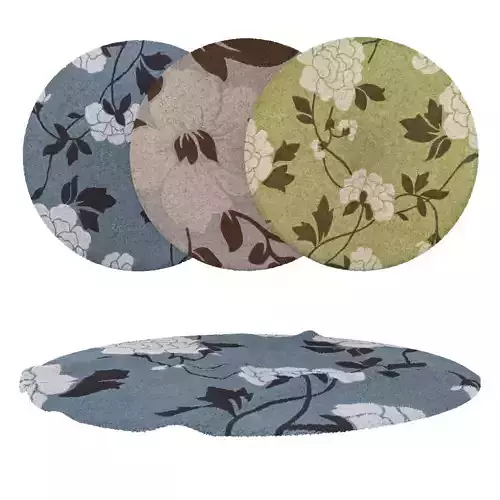 Round Rug Set 203