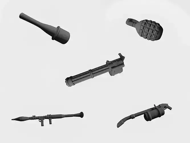 Firearms of our time 3D print model