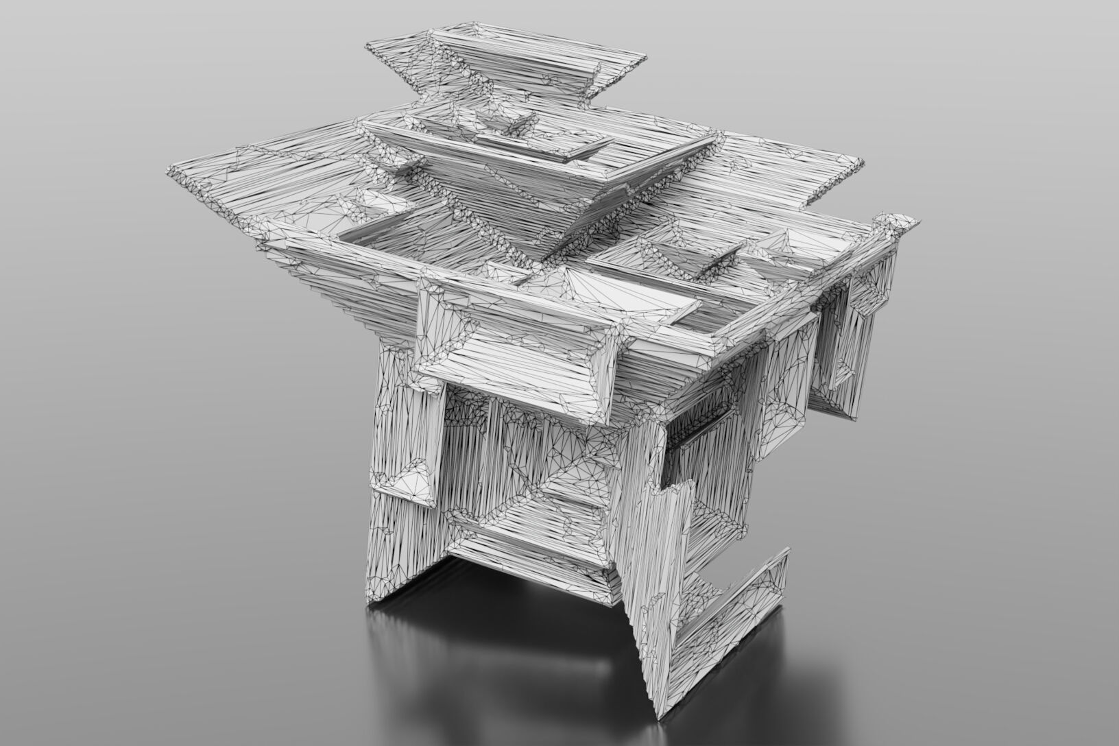 Bismuth Crystals 3D model_13