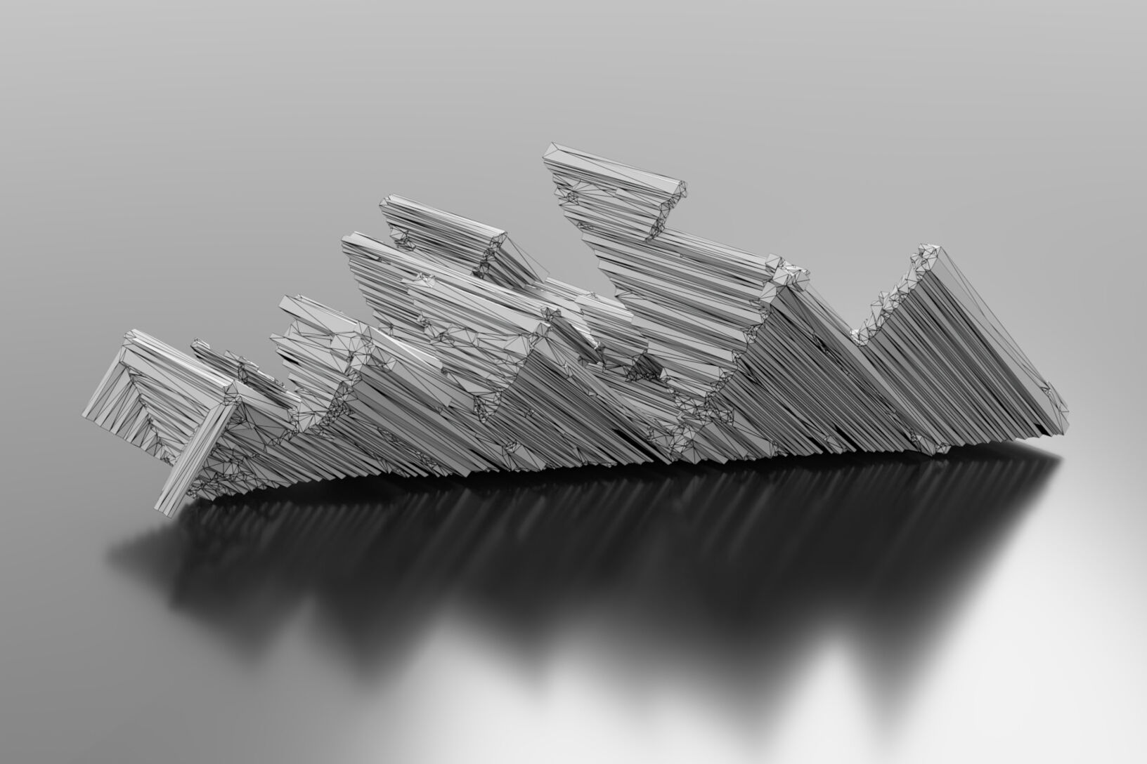 Bismuth Crystals 3D model_22