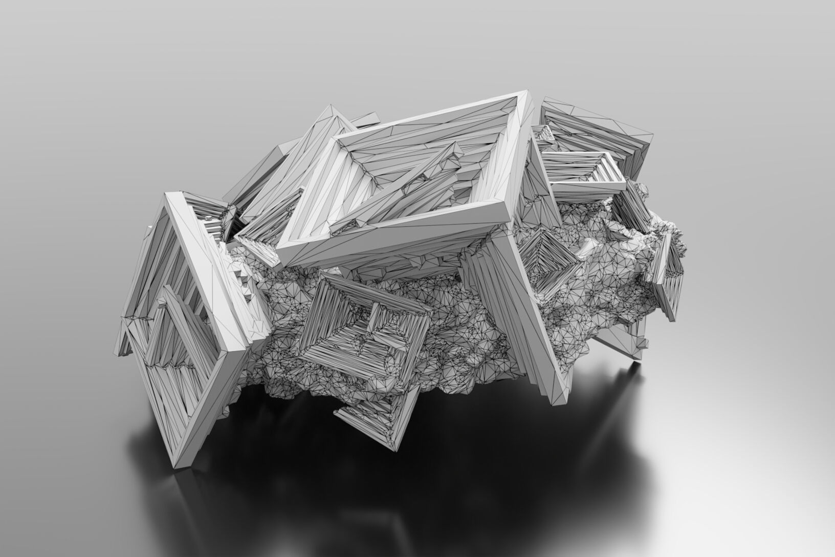 Bismuth Crystals 3D model_18