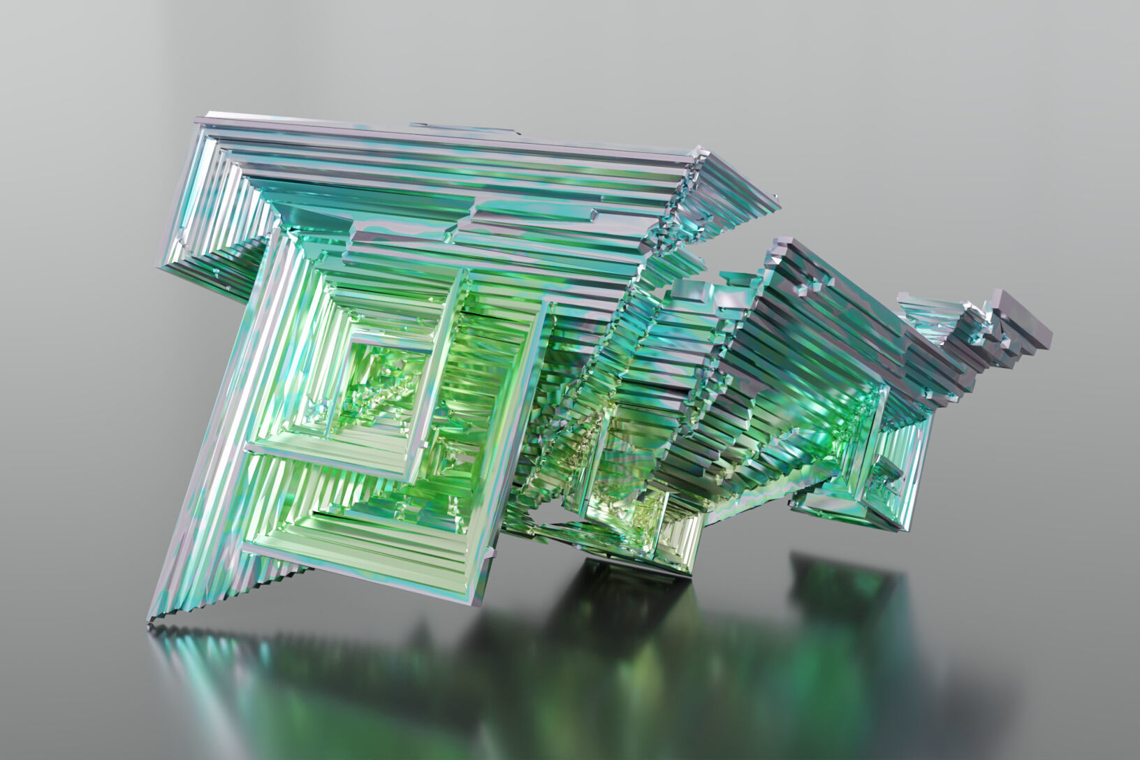 Bismuth Crystals 3D model_7