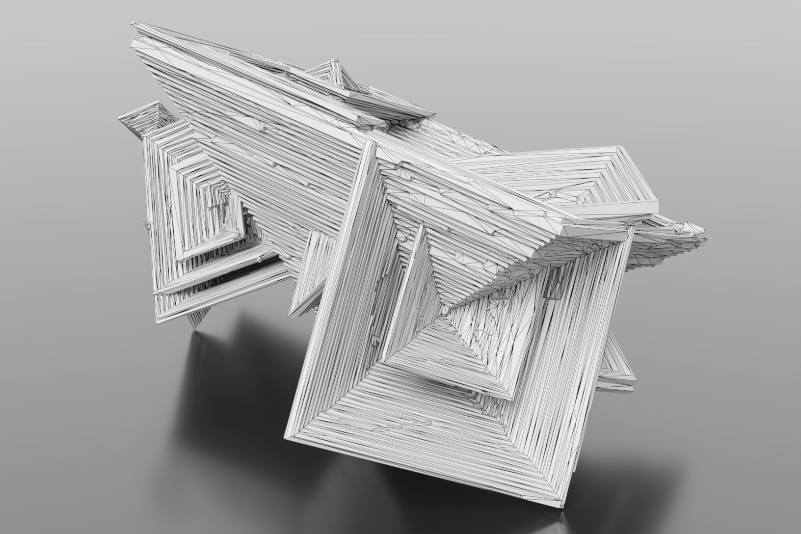 Bismuth Crystals 3D model_15