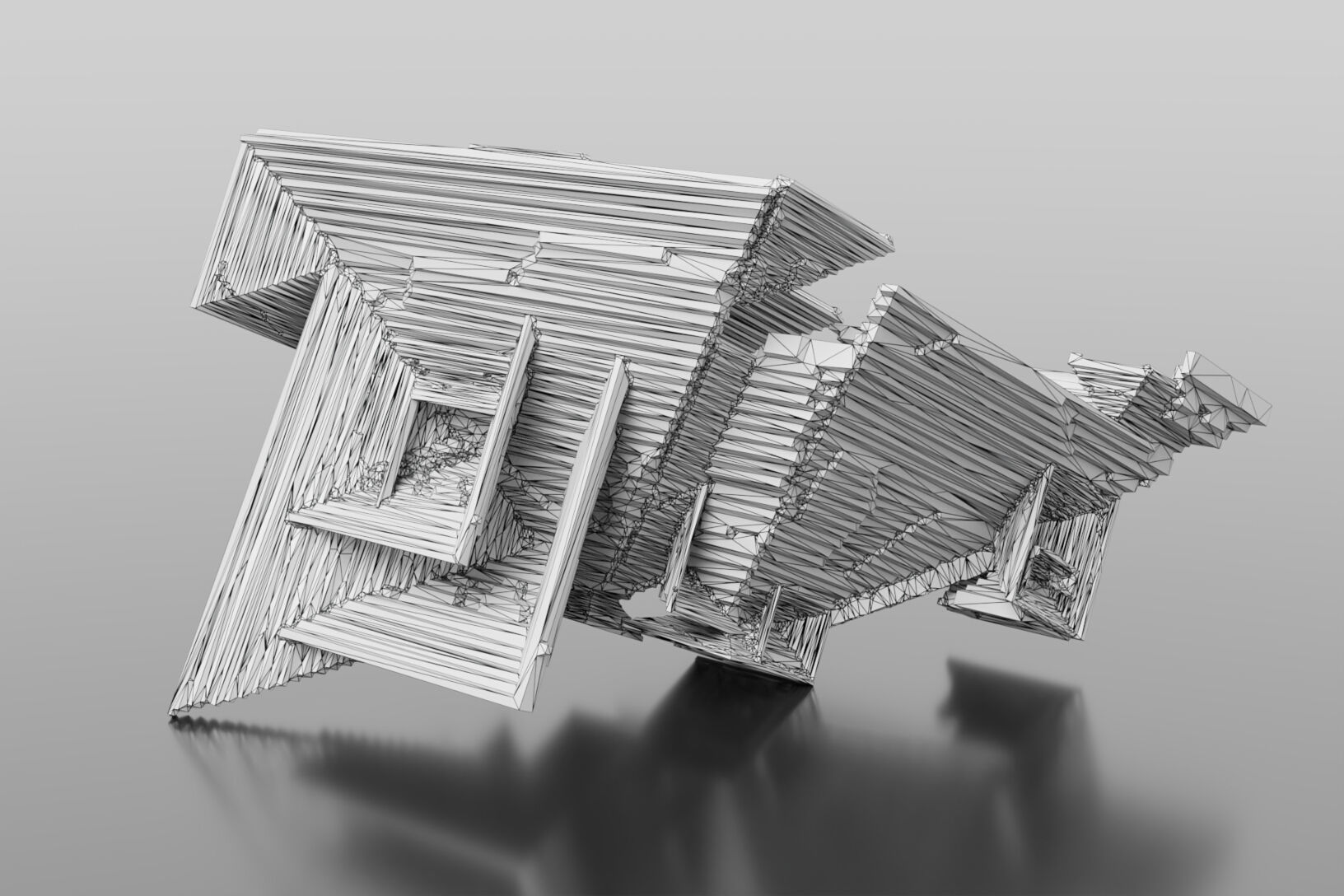 Bismuth Crystals 3D model_19