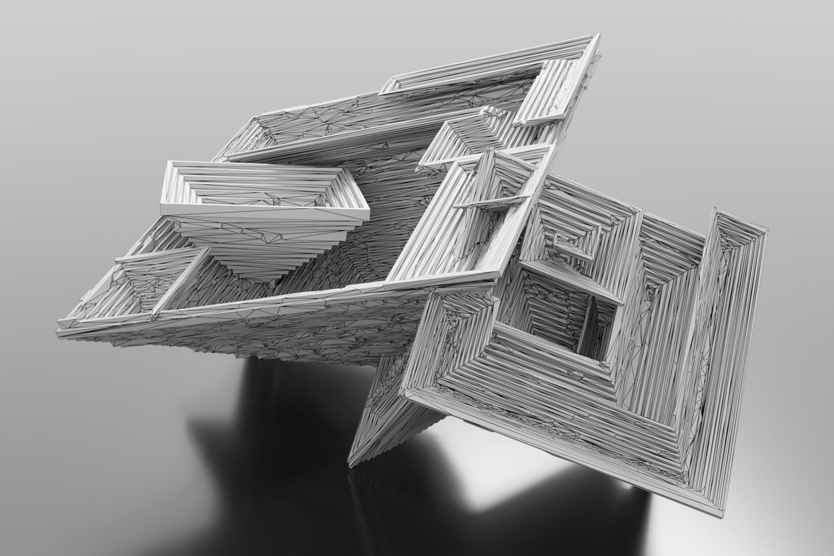 Bismuth Crystals 3D model_16