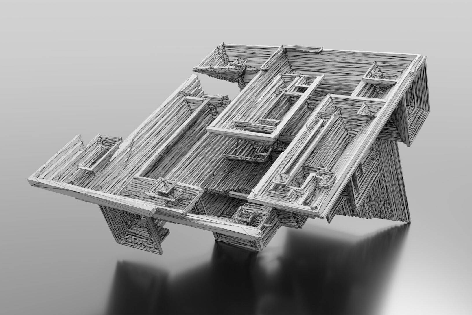 Bismuth Crystals 3D model_20