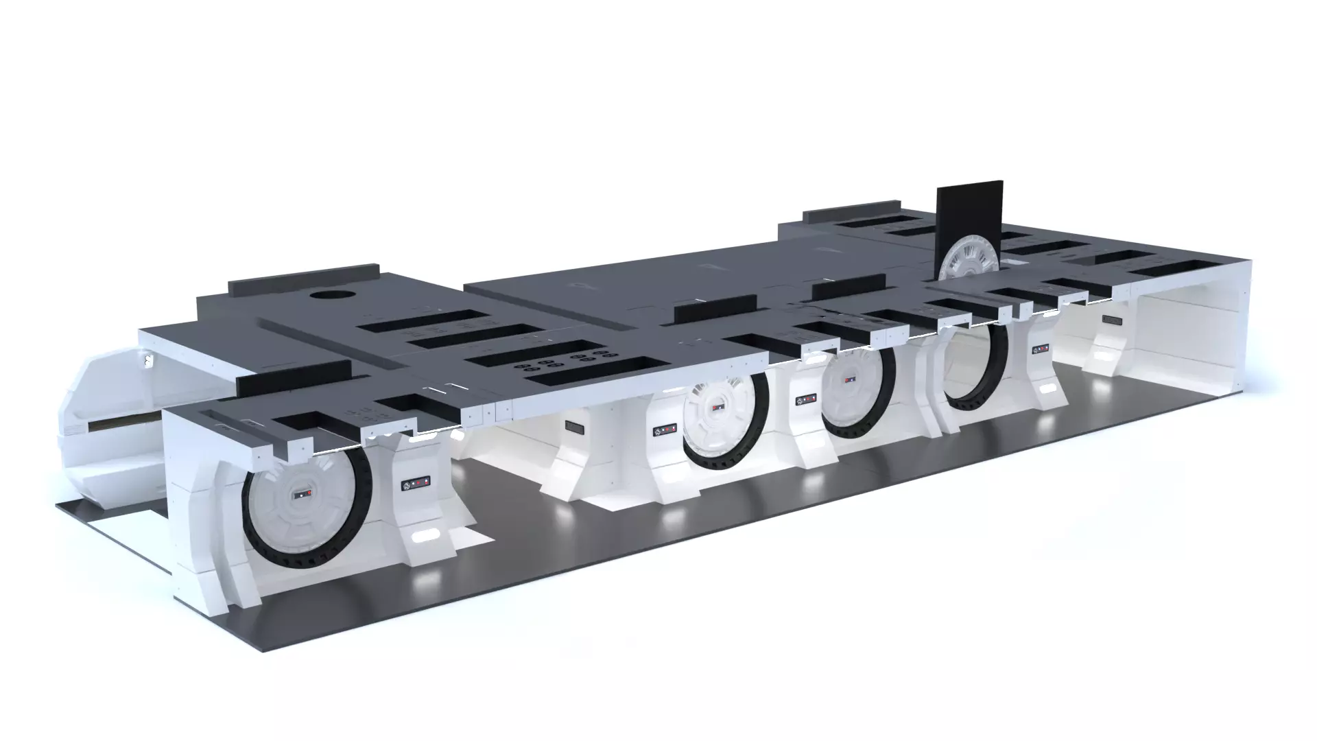 The Mandalorian - Rebel Prison Ship 1-12 scale 3D Model Collection_8