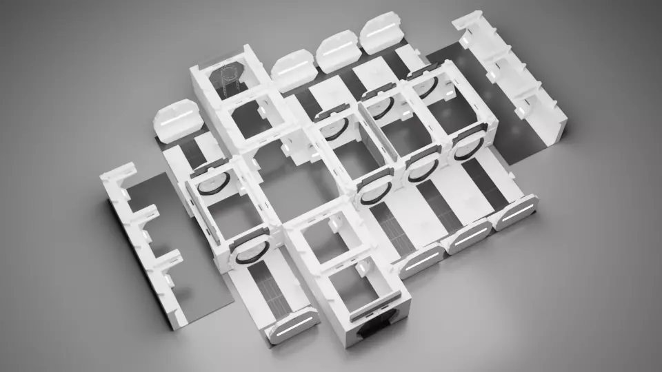 The Mandalorian - Rebel Prison Ship 1-12 scale 3D Model Collection_20