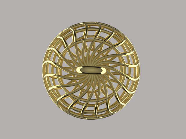 ball spacer 22k fs00006 3D print model_2