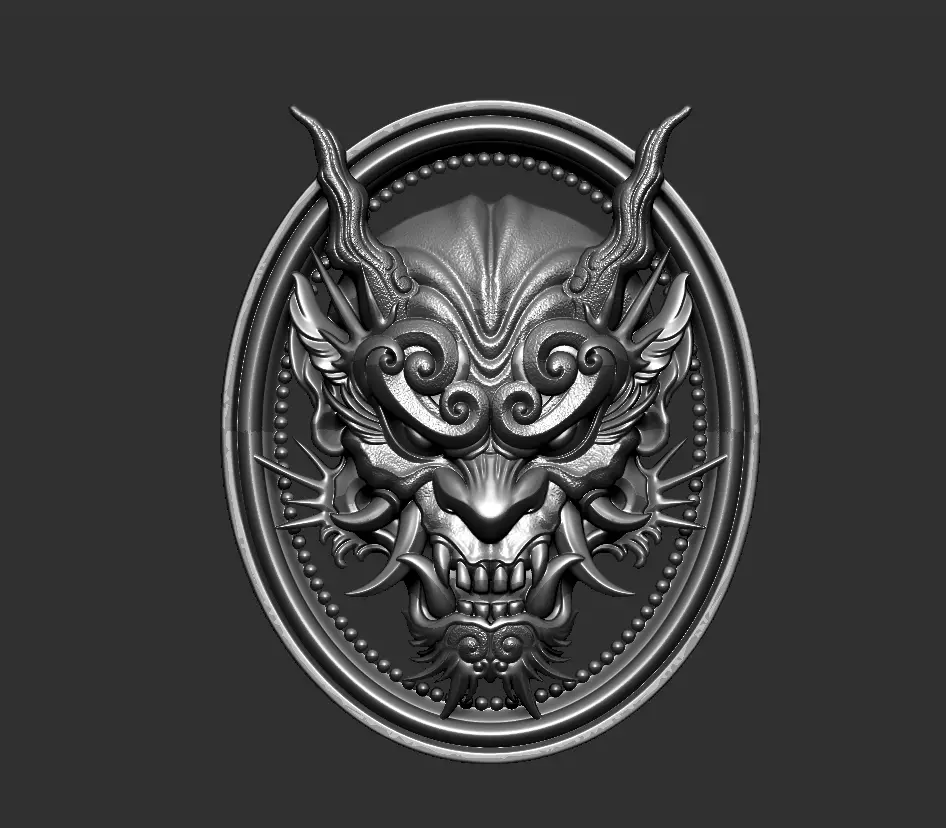 dragon head 3D print model