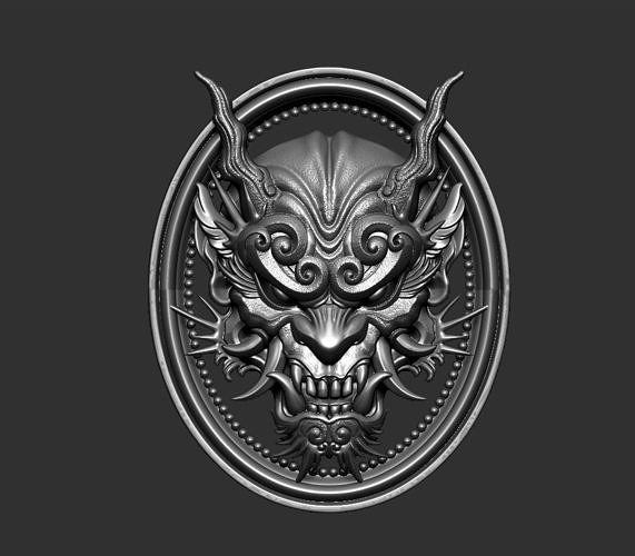 dragon head 3D print model