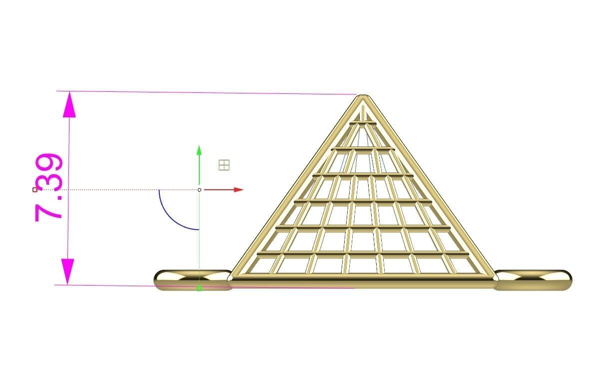 pyramid insert 22k fs00008 3D print model_5