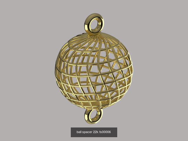 spacer 22 kk set 8 parts  3D Model Collection_4