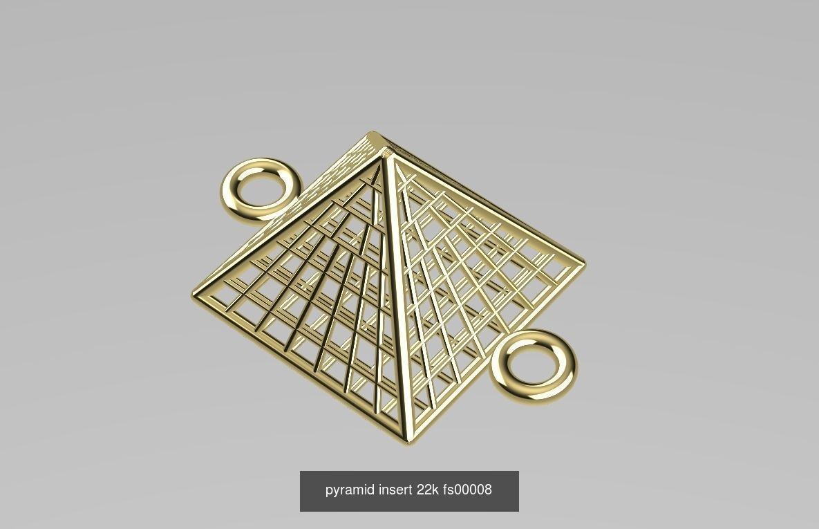 spacer 22 kk set 8 parts  3D Model Collection_6