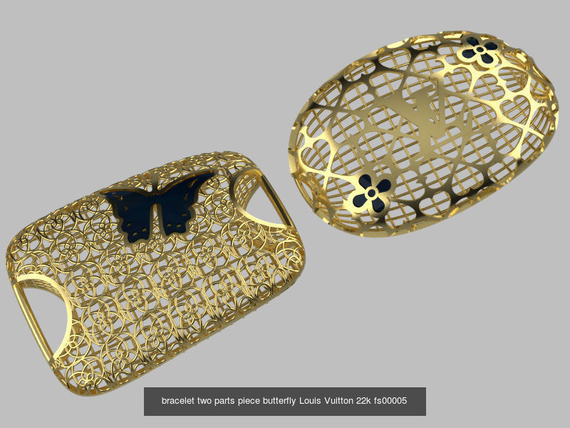 spacer 22 kk set 8 parts  3D Model Collection_3