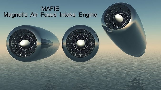 MAFIE mafia magnetic air focus injector engine Free 3D model