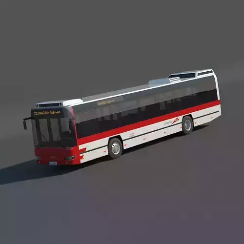 Dubai City Bus 3D model