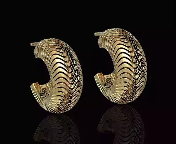 Deep Waves Earrings