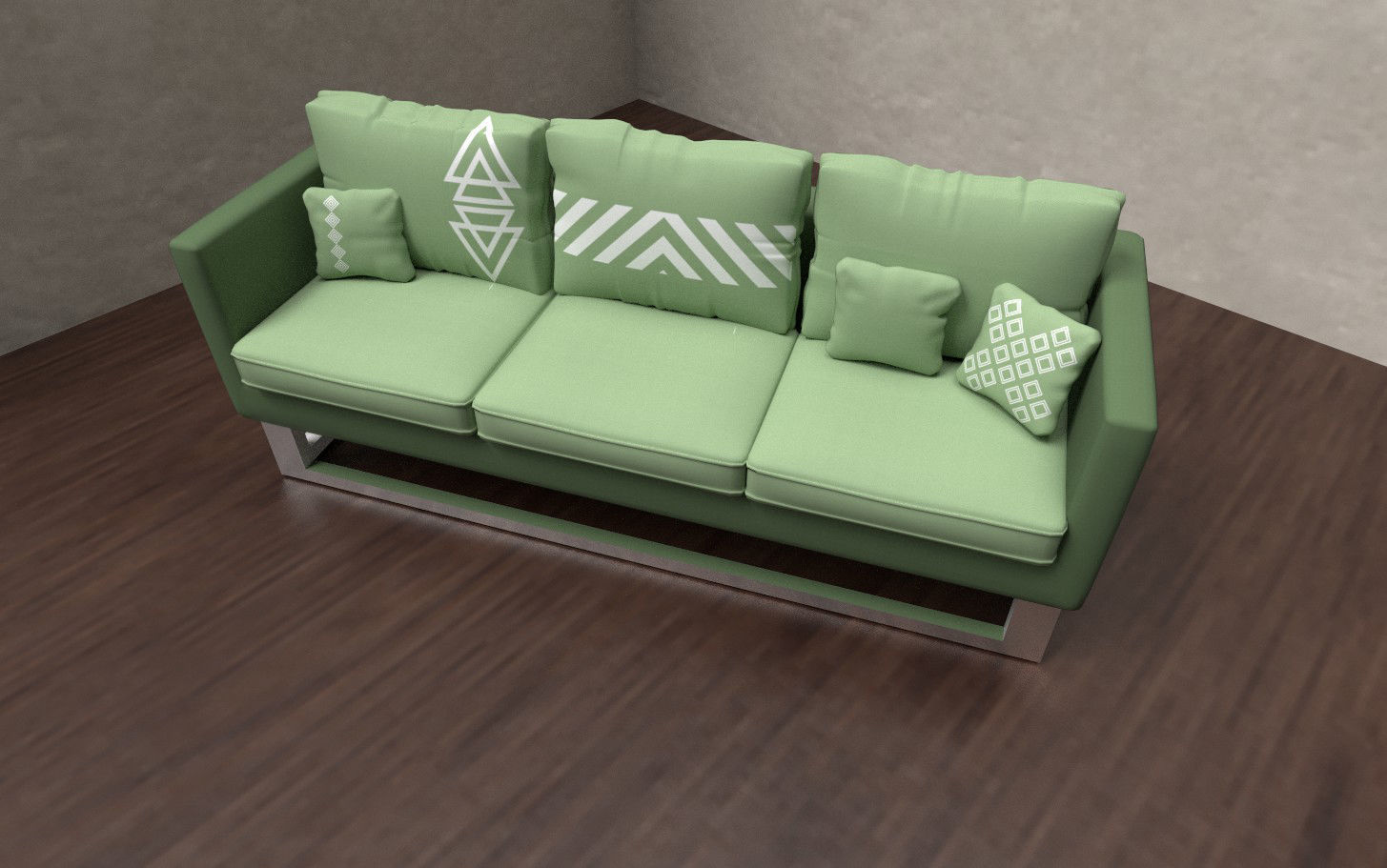 Modern sofa BASiC 3D model_5