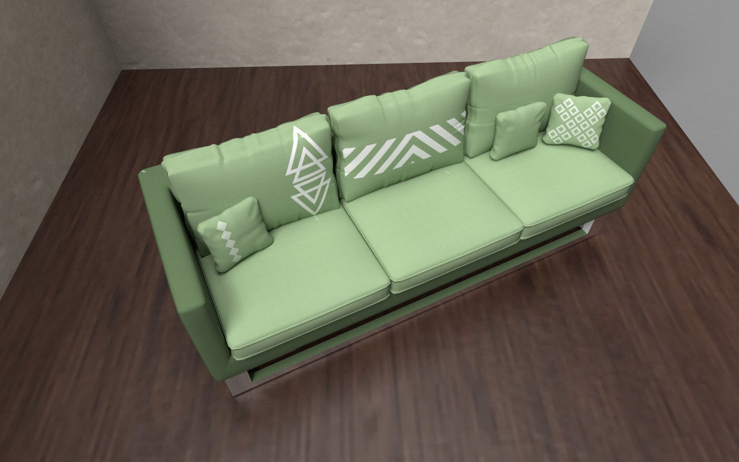 Modern sofa BASiC 3D model_2