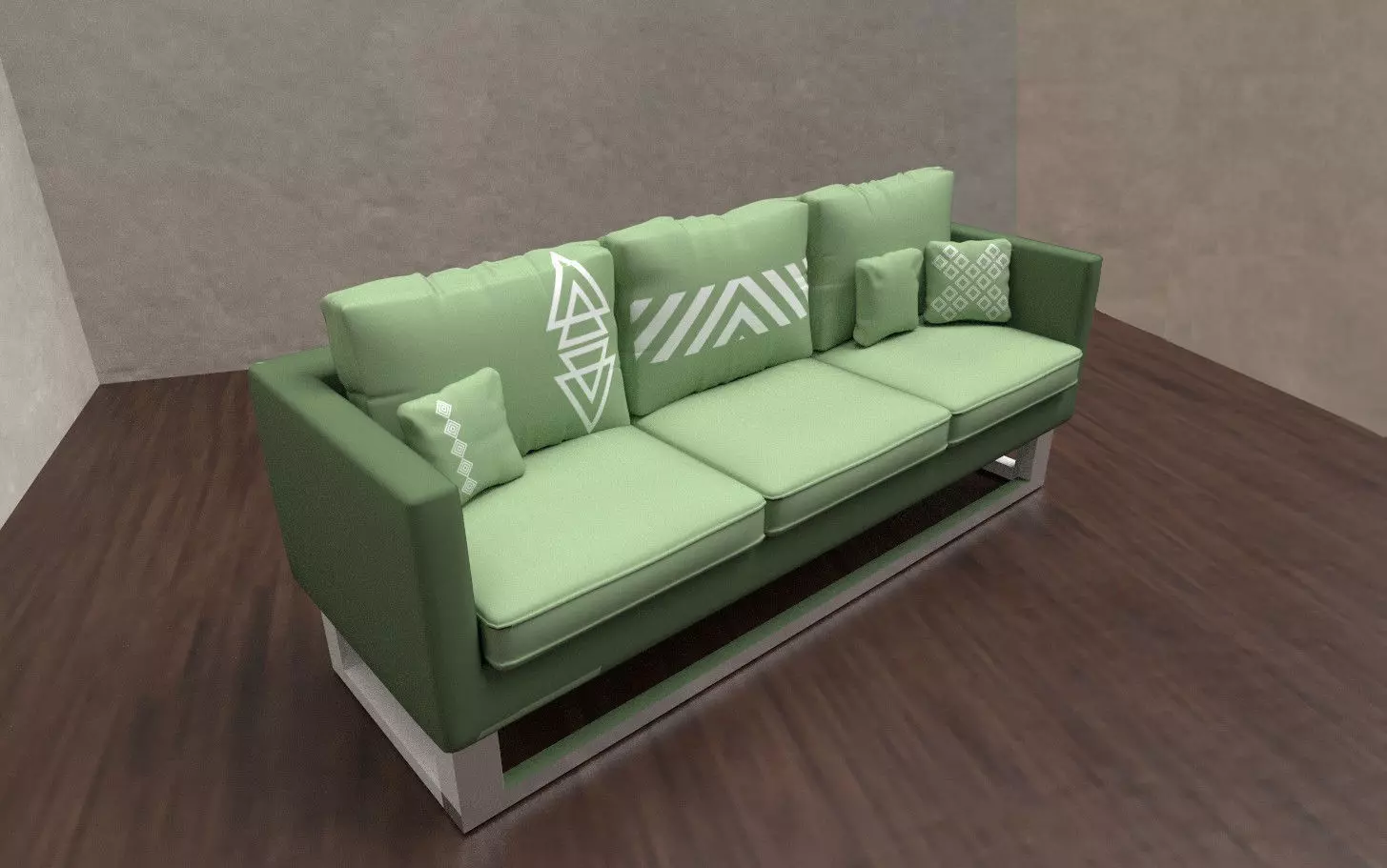 Modern sofa BASiC 3D model_0