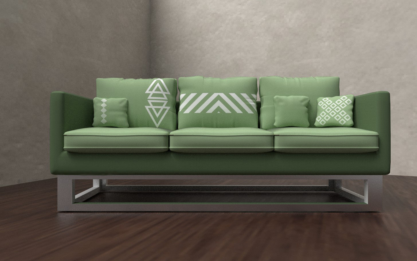 Modern sofa BASiC 3D model_4