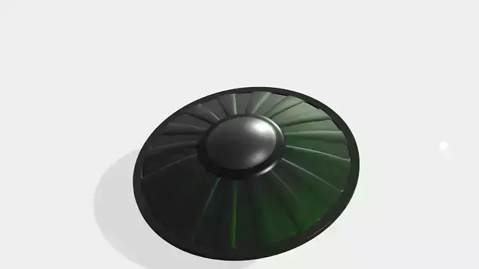 shild 3d model for game  Low-poly 3D model