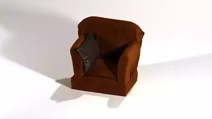Armchair Sofa  3d Model Corona hotfix 5 