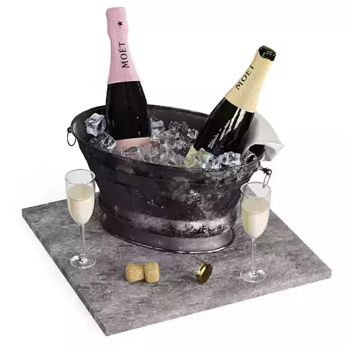 Bucket of champagne