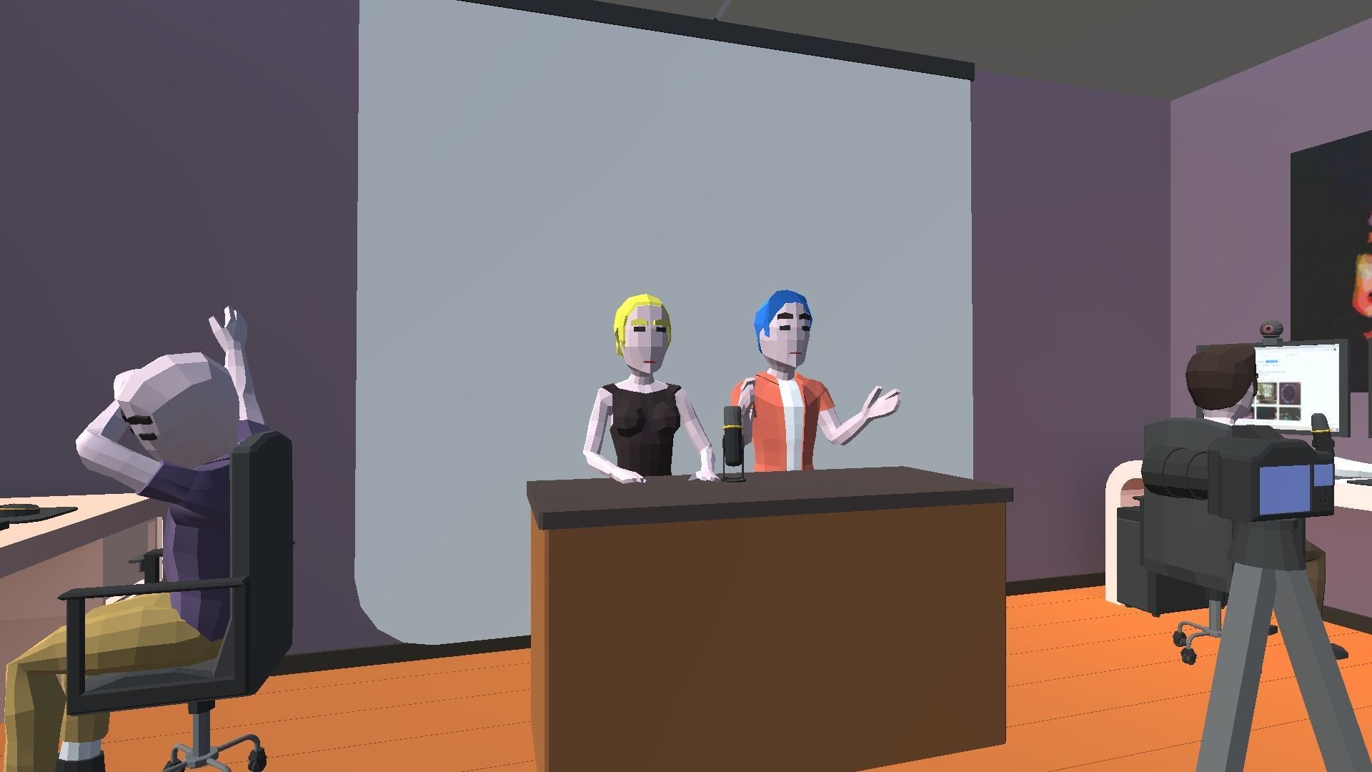 9t5 Low Poly Streamers Low-poly 3D model_1