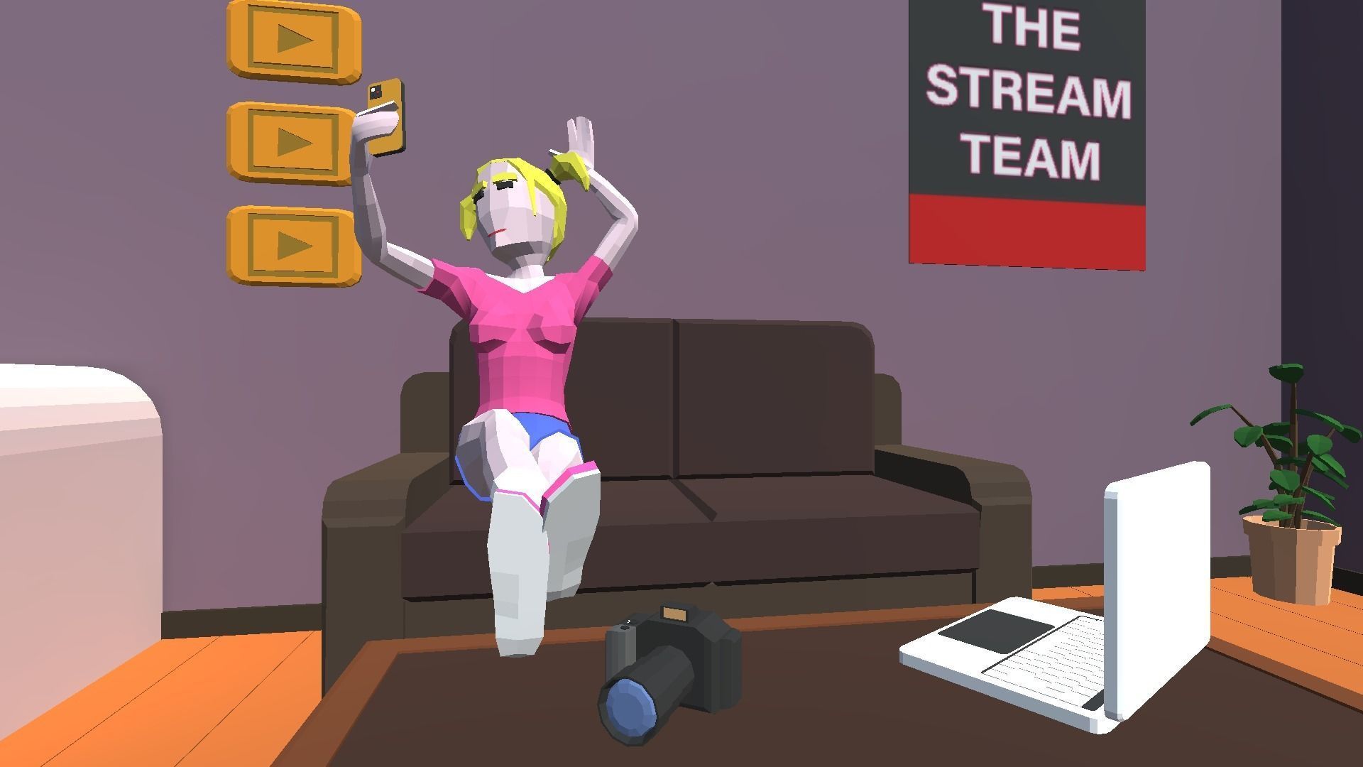 9t5 Low Poly Streamers Low-poly 3D model_3