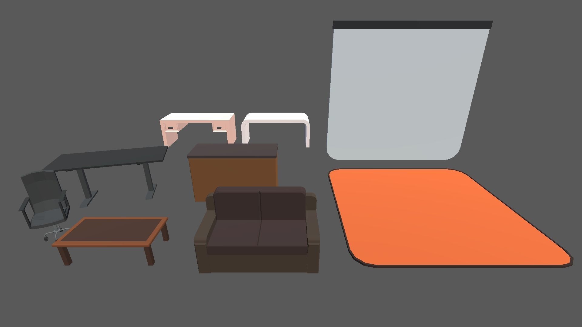 9t5 Low Poly Streamers Low-poly 3D model_13