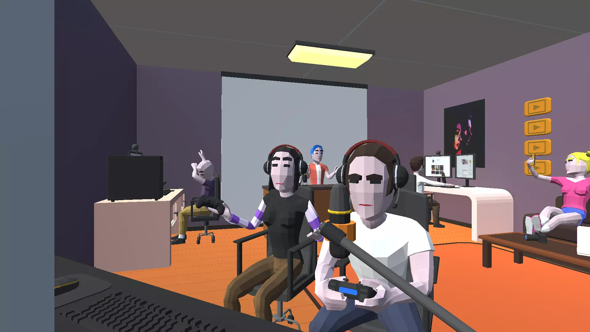 9t5 Low Poly Streamers Low-poly 3D model_0